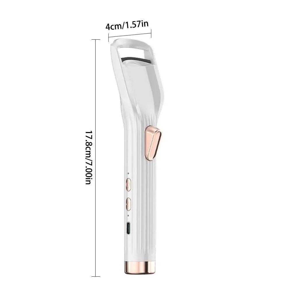 2 in1 Electric Eyelash Curler Rechargeable Anti-Burn Protection Heated Eyelash Curler Fast Heat Up Long-Lasting Curling