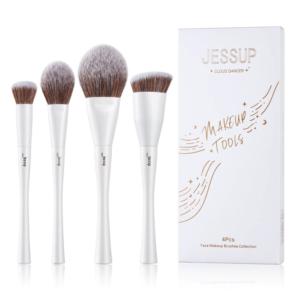 Makeup Brushes 4-14Pcs Make up Brush Set Highend Makeup Gift Set for Women with Sponge Makeup,Brush Cleaner,Towel T333
