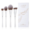 Makeup Brushes 4-14Pcs Make up Brush Set Highend Makeup Gift Set for Women with Sponge Makeup,Brush Cleaner,Towel T333
