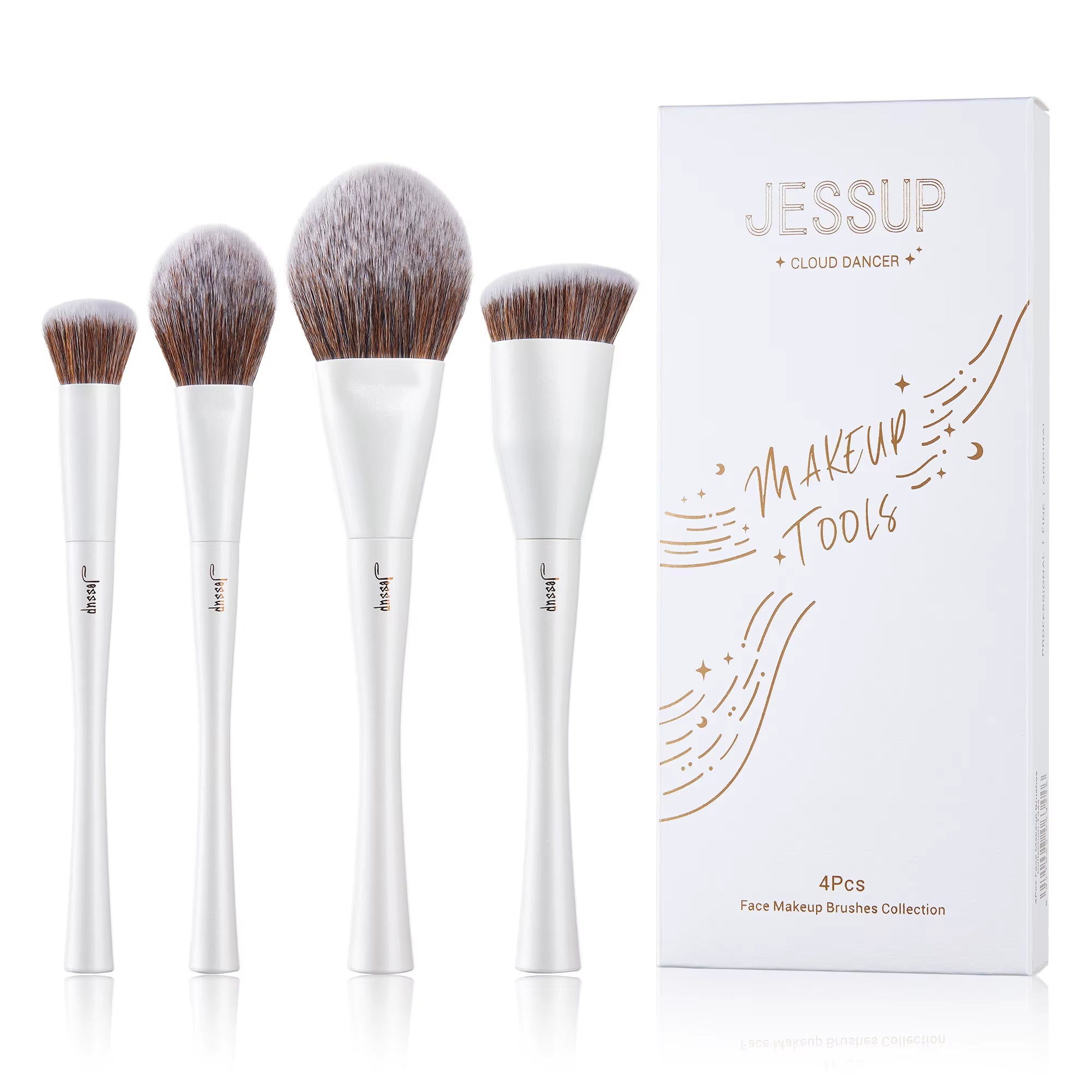 Makeup Brushes 4-14Pcs Make up Brush Set Highend Makeup Gift Set for Women with Sponge Makeup,Brush Cleaner,Towel T333