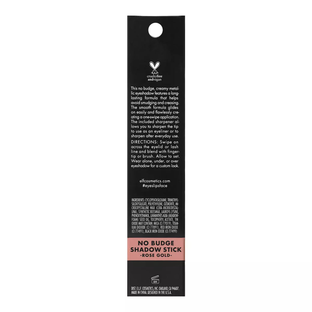 E.L.F. No Budge Shadow Stick - 0.05Oz