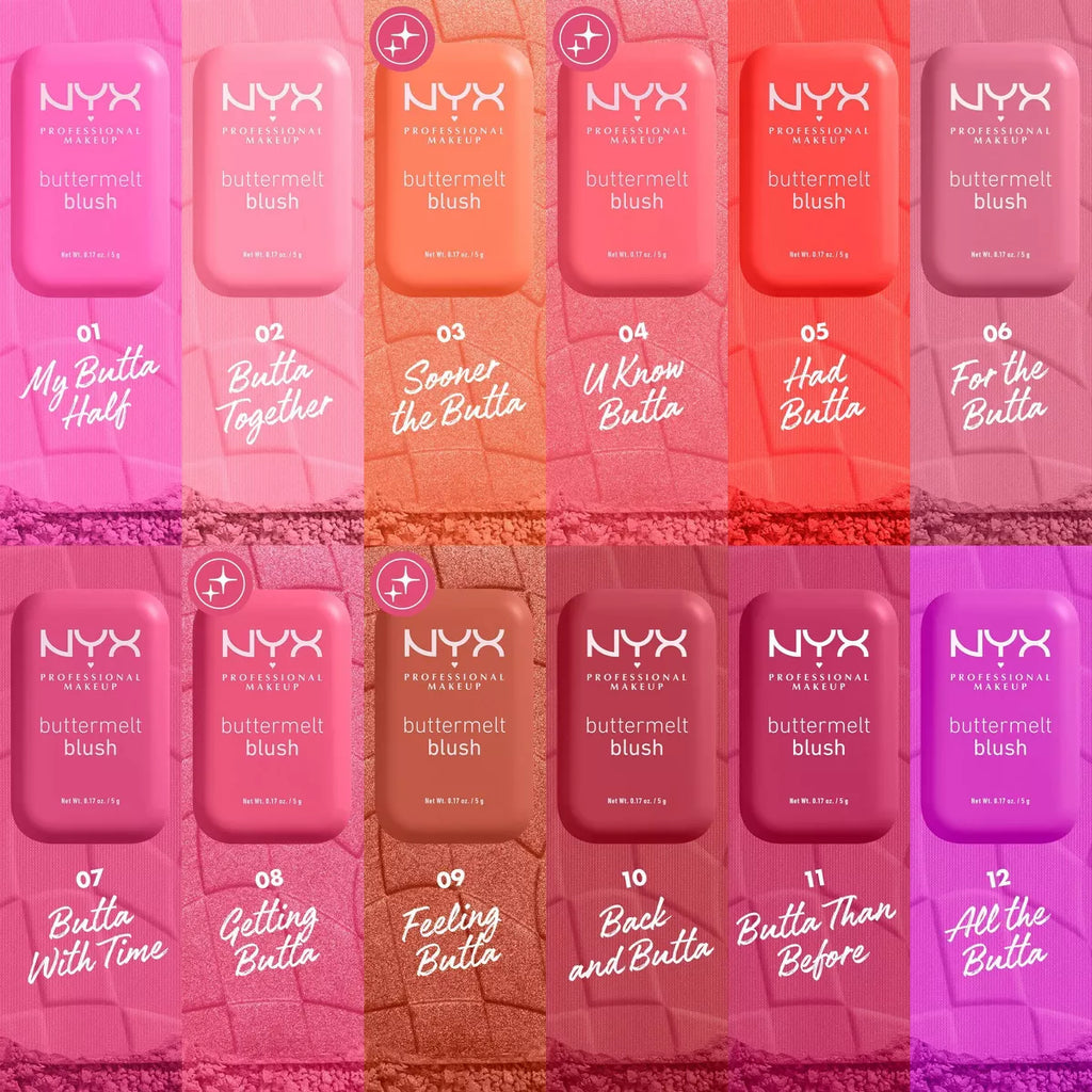NYX Professional Makeup Buttermelt Blush - 0.17Oz