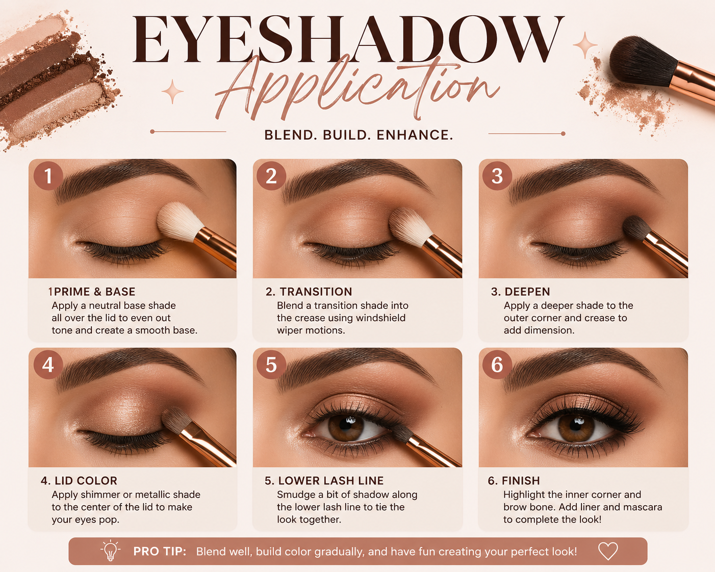 eyeshadow application