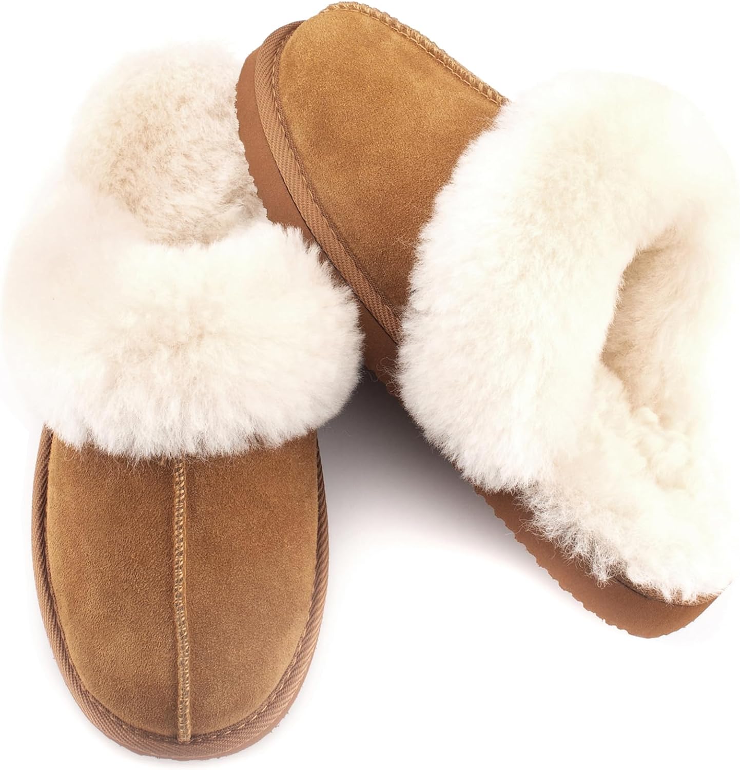 Cozy Shearling Comfort Mule Slippers